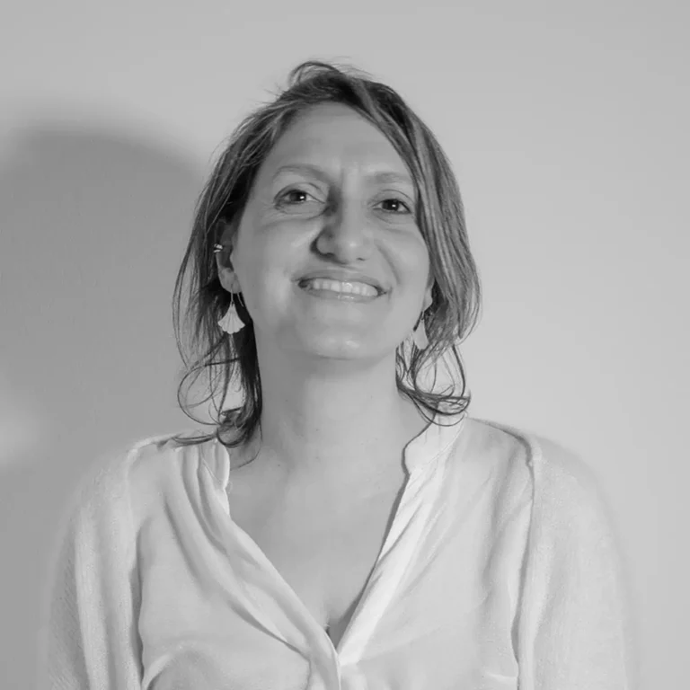 Ritratto in bianco e nero di Valentina Cavicchiolo