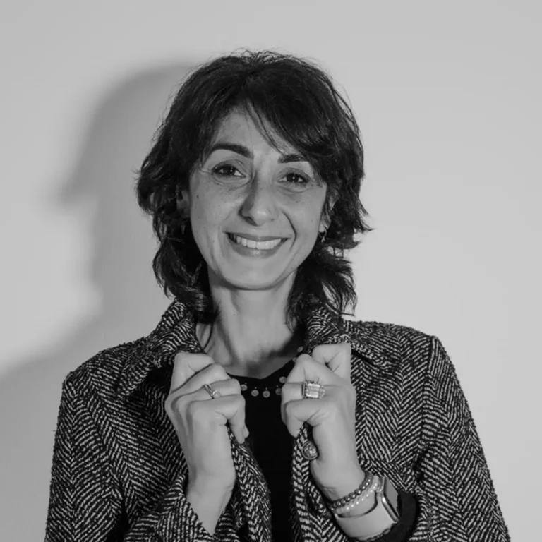Ritratto in bianco e nero di Chiara Melillo