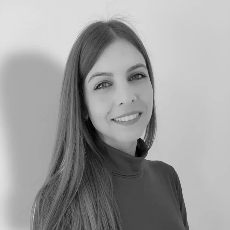 Ritratto in bianco e nero di Selene Sovilla